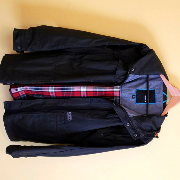 Hurley Jackets & Coats Hurley Plaid Lining Field Jacket Poshmark